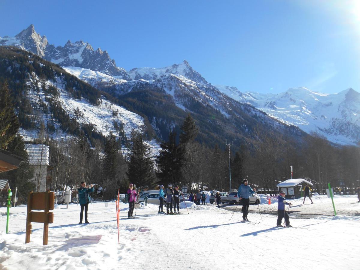 Vue Brevent Sublime En Centre Ville Avec Parking Prive Chamonix Luaran gambar