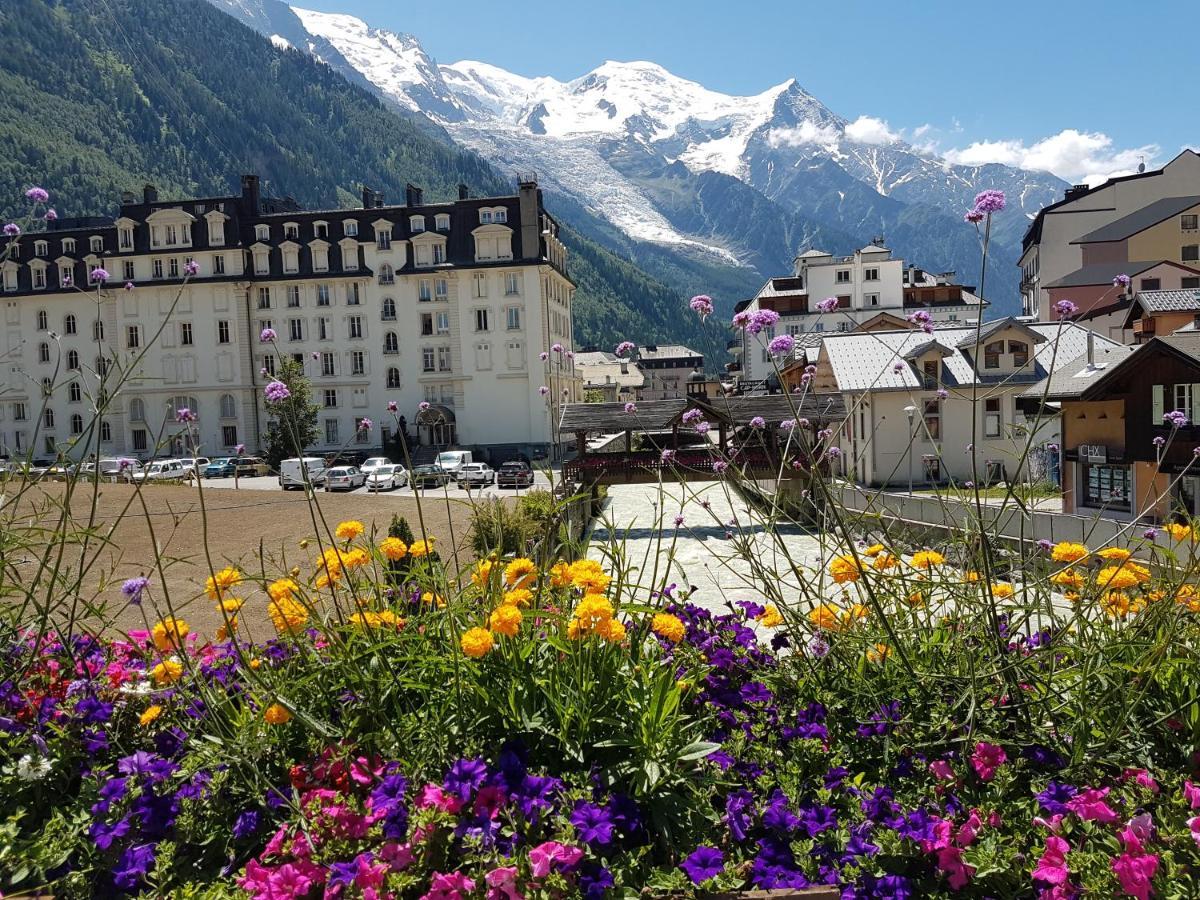 Vue Brevent Sublime En Centre Ville Avec Parking Prive Chamonix Luaran gambar